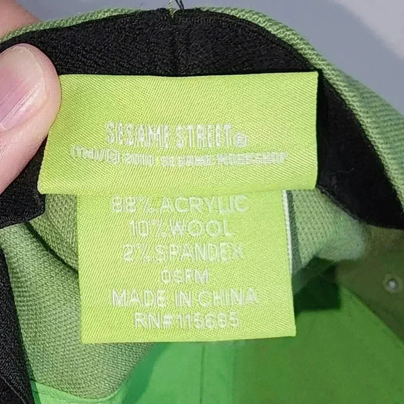 Sesame Street Oscar the Grouch hat - Picture 4 of 6